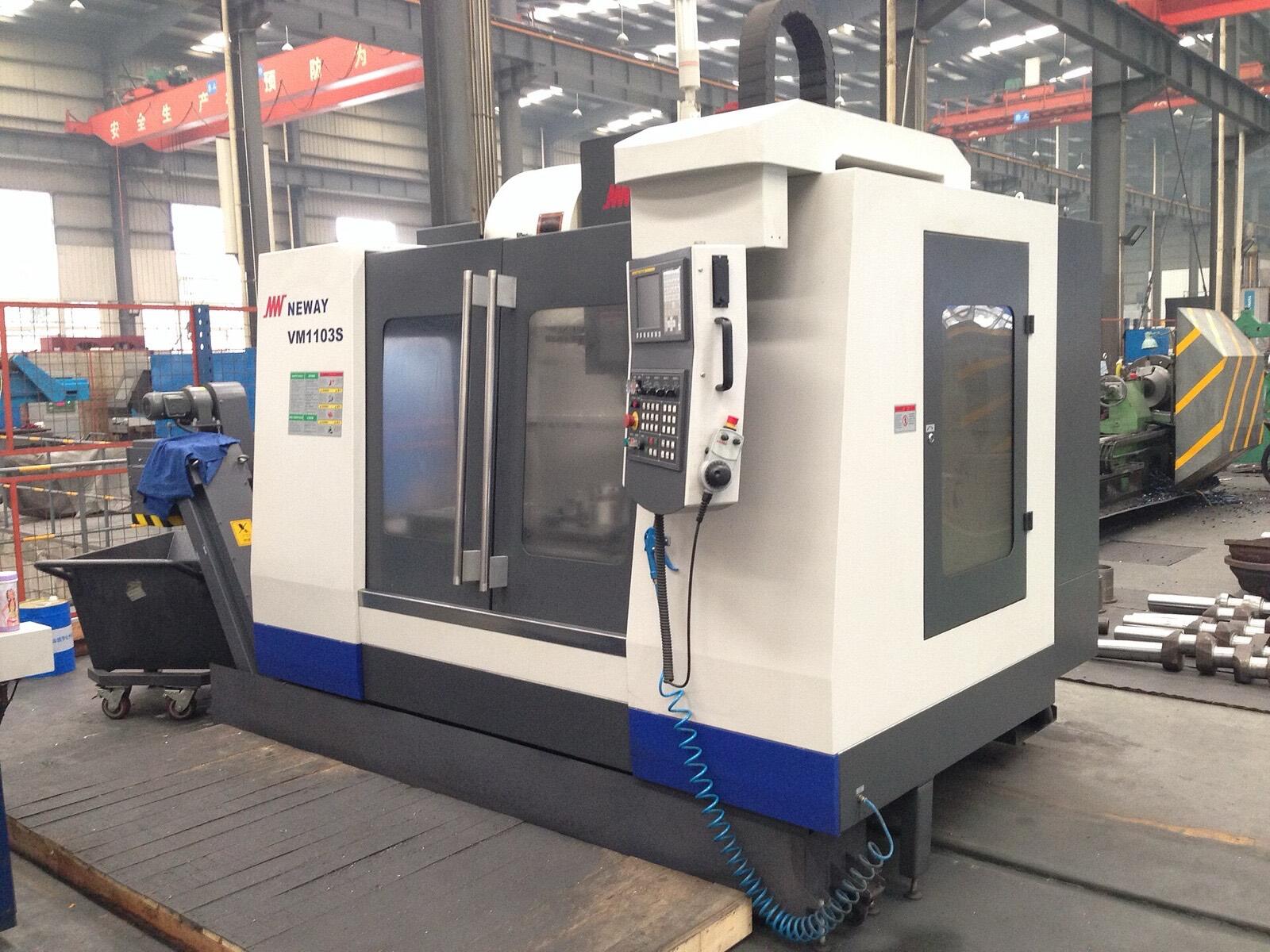 Vertical machining centre on the shop floor