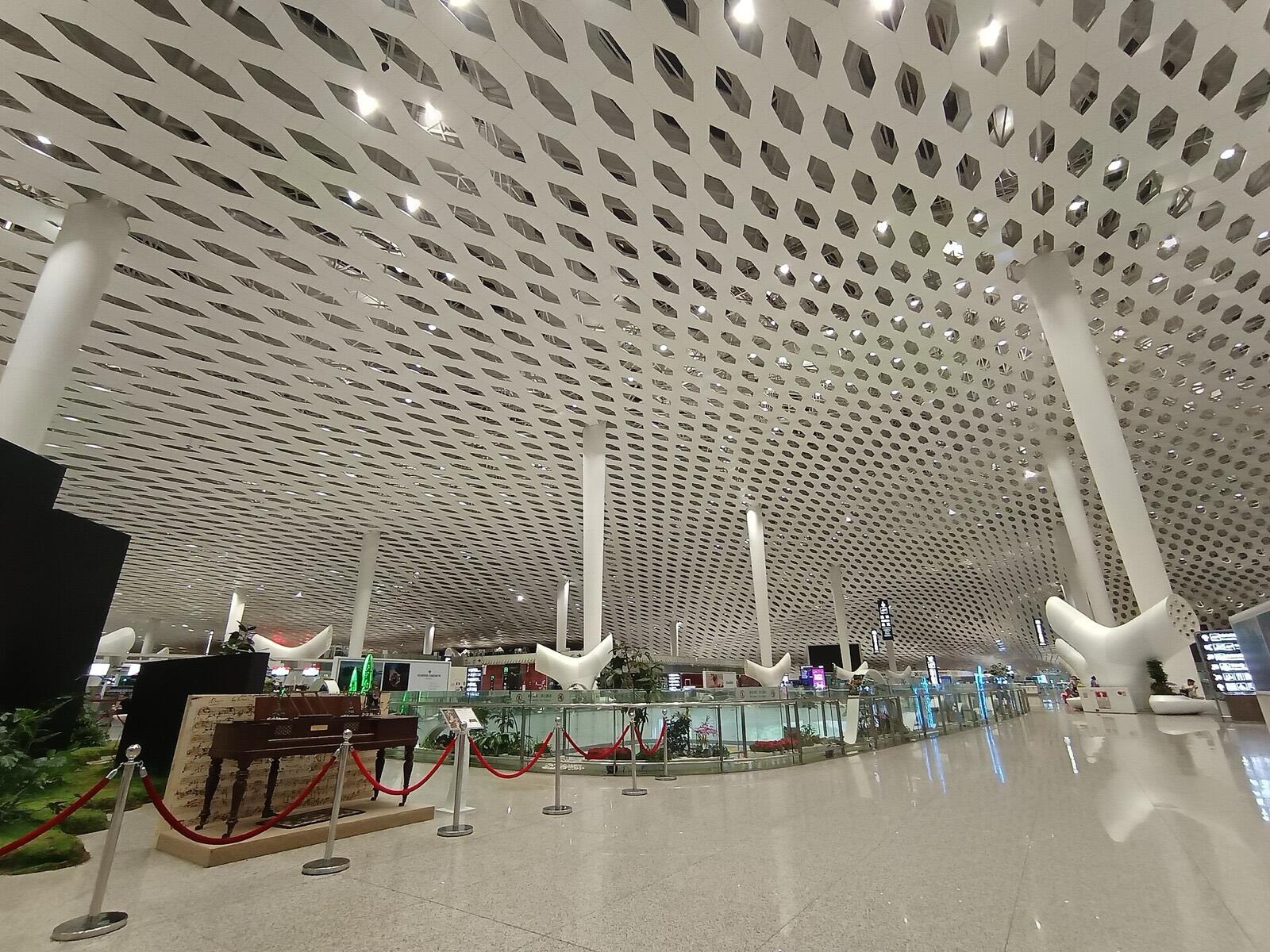 Airport departure hall
